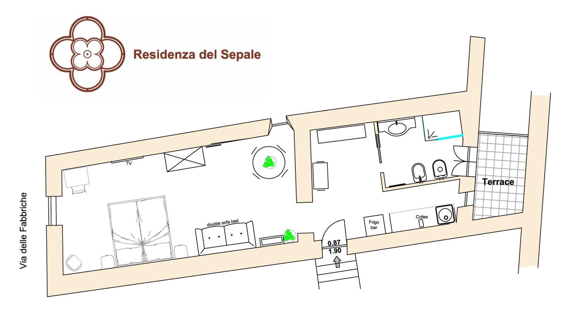 Apartament Residenza Del Sepale Viterbo Zewnętrze zdjęcie